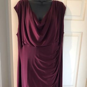 Burgundy Calvin Klein dress
